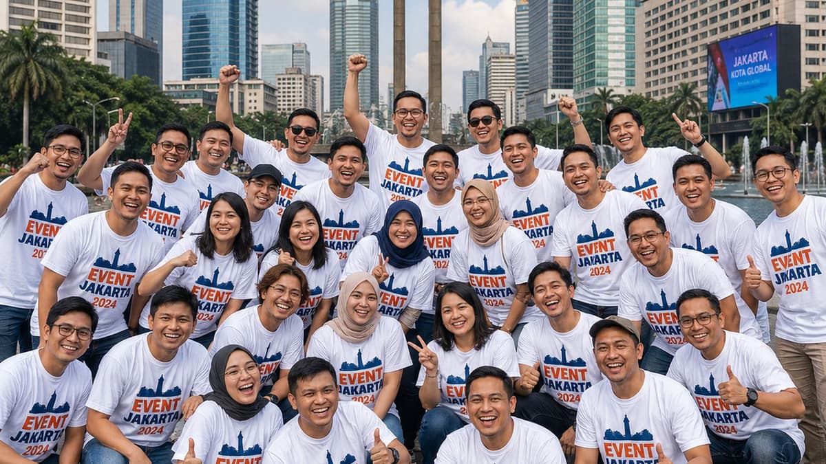 Tips Memilih Vendor Kaos Event di Jakarta